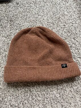 Madewell Burnt Orange Knit Beanie - Women’s Ribbed Winter Hat